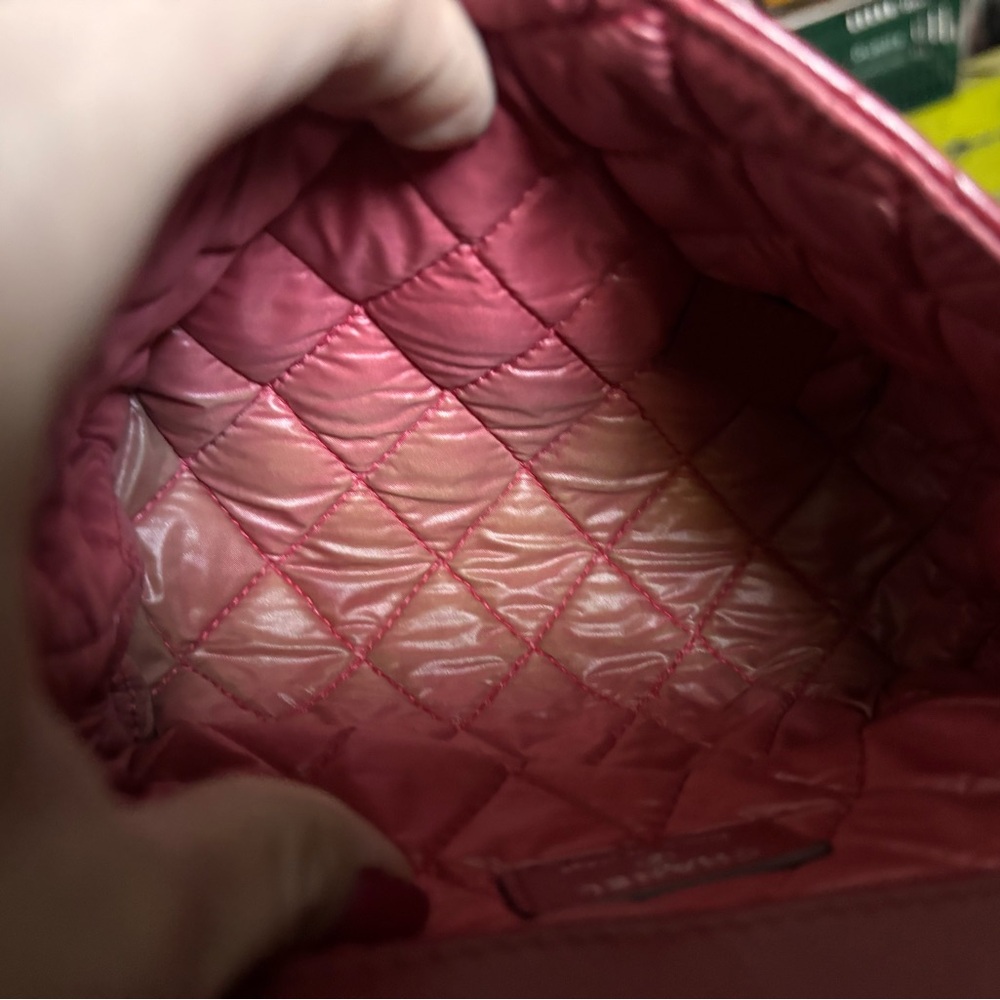 Chanel Red Quilted mini Leather Bag - Picture 8 of 8